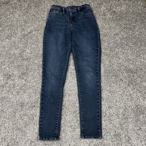 Levi's 512 Skinny Jeans Size‎ 6 Women's Slim Fit Stretch Denim Classic Black Tab